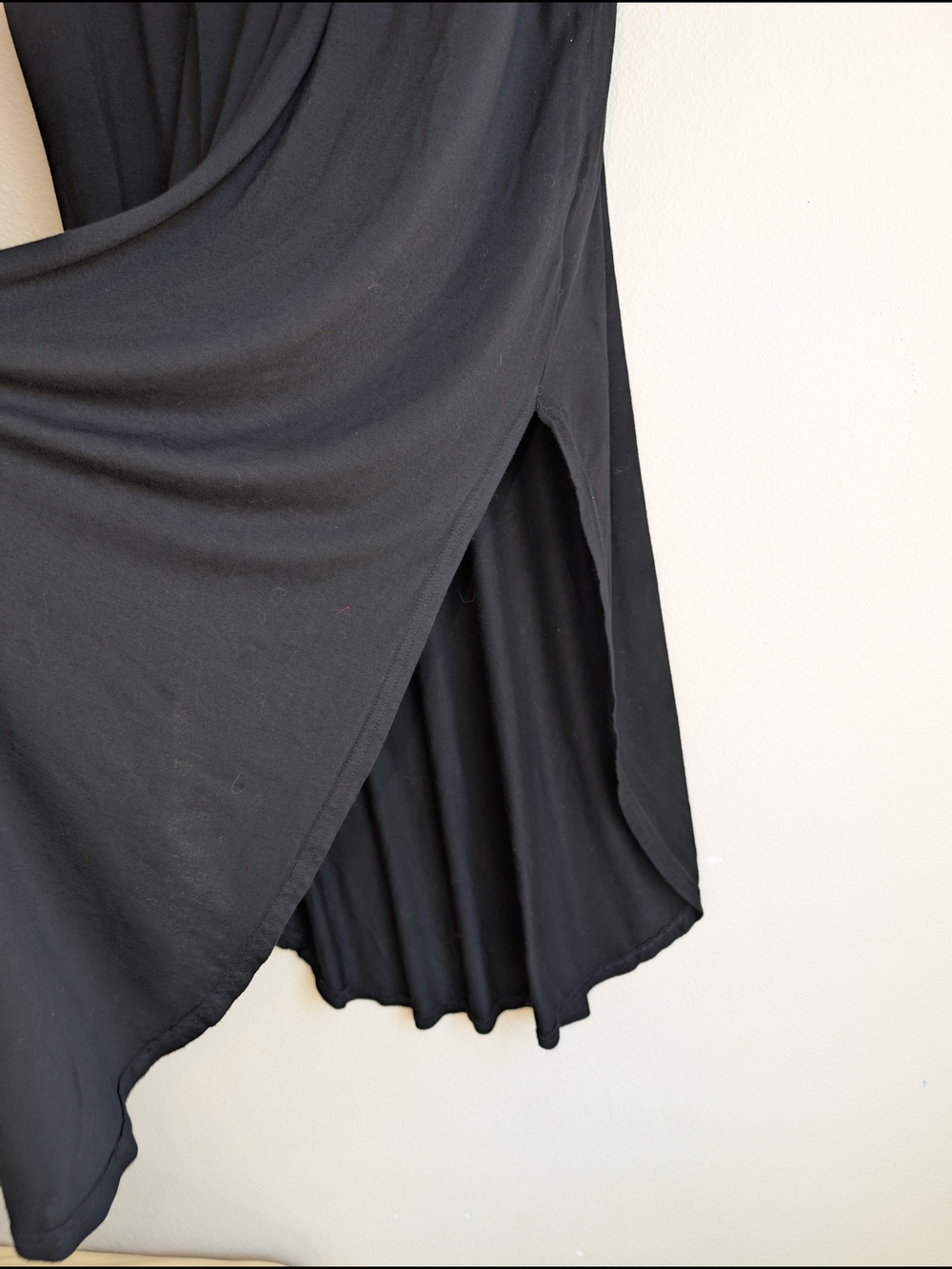 Grecerelle Everyday Black V-Neck Maxi Dress Womens Size 2X - Picture 3 of 5